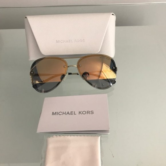 MICHAEL KORS La Jolla MK1026 Aviator Sunglasses - Picture 1 of 6